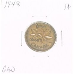 1948 CANADIAN 1 CENT PENNY *PLEASE LOOK AT PICTIRE TO DETERMINE GRADE*!!