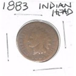 1883 INDIAN HEAD PENNY *KEY DATE NICE EARLY CENT-PLEASE LOOK AT PICTURE TO DETERMINE GRADE*!!