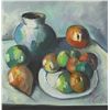 Image 1 : Peter Collis RHA (1929-2012) - FRUIT PLATE WITH BLUE JUG