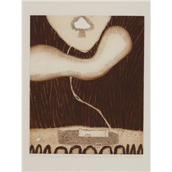 Maria Simonds-Gooding ARHA (b.1939) - MOSES ASCENDING MOUNT SINAI