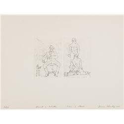 James Hanley RHA (b.1965) - DAVID & GOLIATH, CAIN & ABEL