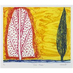 William Crozier HRHA (1930-2011) - TWO TREES