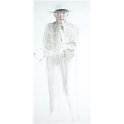 Neil Shawcross RHA RUA (b.1940) - PORTRAITS OF SEAMUS HEANEY and MICHAEL LONGLEY, 2000 (A PAIR)