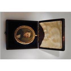 F. W. Dalton (*or F. D. Walton*)  - PORTRAIT MINIATURE OF A GENTLEMAN, NOVEMBER 1860