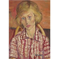 Ronald Ossory Dunlop RA RBA NEAC (1894-1973) - PORTRAIT OF A LADY