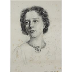 Ernest Columba Hayes RHA (1914-1978) - PORTRAIT OF EITHNE McNALLY, 1941