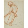 Image 2 : Sophia Rosamund Praeger HRHA RUA (1867-1954) - GROUP OF YOUNG GIRLS and SKETCH OF A GIRL (A PAIR)