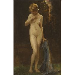 Allan Douglas Davidson RBA ROI (1873-1932) - STANDING NUDE
