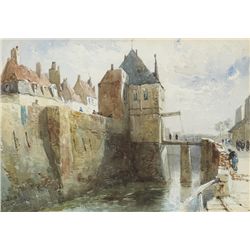 Sir Ernest George RA (1839–1922) - CALAIS, FRANCE, 1881