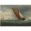 Image 1 : Charles Taylor II (act. 1841-1883) - SHIPS ON ROUGH SEA
