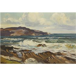 Anne Primrose Jury RUA (1907-1995) - AUTUMN, STORMY SEA, PORTNABALAGH, COUNTY DONEGAL