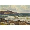 Image 1 : Anne Primrose Jury RUA (1907-1995) - AUTUMN, STORMY SEA, PORTNABALAGH, COUNTY DONEGAL