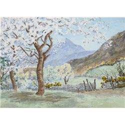 Mabel Young (1889-1974) - VIEW OF THE SUGAR LOAF, COUNTY WICKLOW