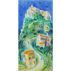 Nicholas Hely Hutchinson (b.1955) - THE ROAD TO GOURDON, FRANCE, 1992