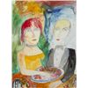 Image 1 : John Bellany CBE RA (b.1942) - DINNER AT DROMOLAND CASTLE