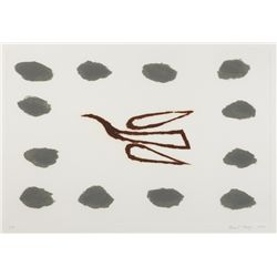 Breon O'Casey (1928-2011) - DOVE WITH GREY DOTS, 2000