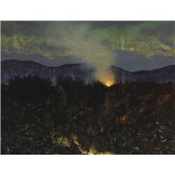 Tim Goulding (b.1945) - DISTANT FIRE NR. INCHIGEELA, COUNTY CORK, 1993