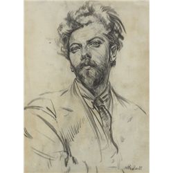 Hilda Roberts HRHA (1901-1982) - PORTRAIT OF A YOUNG MAN