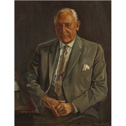 Raymond Piper RUA (b.1923) - PORTRAIT OF CHARLES E. MCCONNELL ESQ. F.I.P.A.,1963
