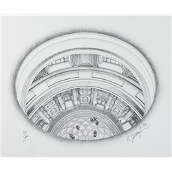 Robert Ballagh (b.1943), Stephen Woulfe Flanagan and Michael Craig - THE ROUND HALL, FOUR COURTS, TH