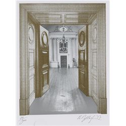 Robert Ballagh (b.1943) - THE DINING HALL, KING'S INNS, 1997