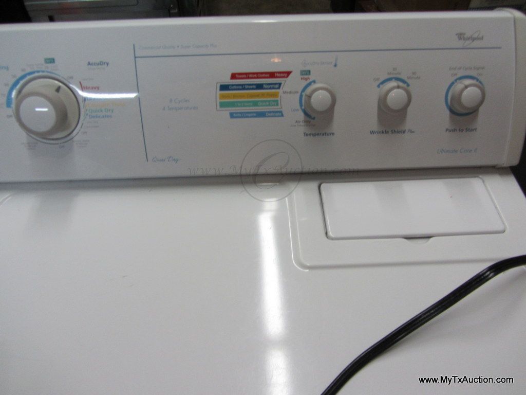 2004 Whirlpool Ultimate Care II Gas Dryer