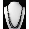 Image 1 : Chunky 433.46ctw Black Onyx Beads Necklace