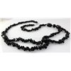 Image 2 : Chunky 433.46ctw Black Onyx Beads Necklace