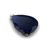 Image 2 : Sapphire Pear 97.15ctw Diamond Pendant 14k W/Y Gold