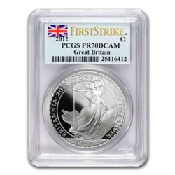 2012 1 oz Silver Britannia PR-70 DCAM PCGS (FS)