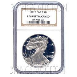 Certified Proof Silver Eagle PF69 1997