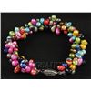 Image 1 : 175.9CTW 7" MULTICOLOR RICE PEARL BRACELET METAL LOCK