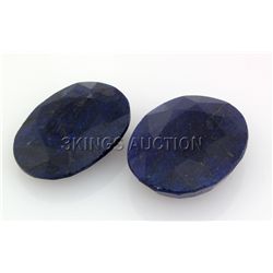154.17ctw SapphireOvalCutLooseGemstone lotof2