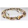 Image 1 : 146.21CTW Multi Color Thread Freshwater Pearl Necklace