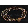 Image 2 : 156.74CTW Multi Color Thread Freshwater Pearl Necklace