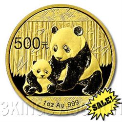 Chinese Gold Panda 1 Ounce 2012