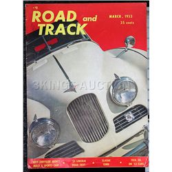 Road & Track (March 1953) Great Condition Rare!