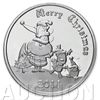 Image 1 : Christmas 2011 Silver Round X-3 Merry Christmas