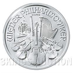 One Ounce Austrian Philharmonic Silver 2008