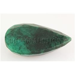 Emerald 98.78ctw Loose Gemstone 43x28x13mm Pear Cut