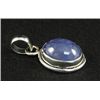 Image 2 : Cabochon Tanzanite 13.45ctw Bezel Design .925 Pendant