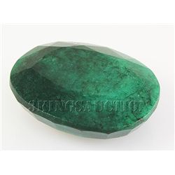 Emerald 181.93ctw Loose Gemstone 44x36x15mm Oval Cut
