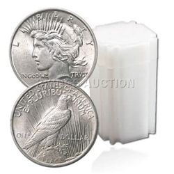 **SALE** Peace Dollar Rolls: 1922 Uncirculated