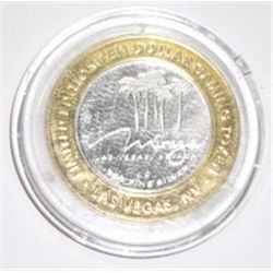 SILVER STRIKE .999 FINE SILVER $10 CASINO GAMING COIN *MIRAGE/DANNY GANS* COIN WEIGHS 1.34ozs!!