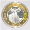 Image 2 : SILVER STRIKE .999 FINE SILVER $10 CASINO GAMING COIN *ALANTIS CASINO-RENO,NV* COIN WEIGHS 1.34ozs!!