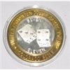 Image 2 : SILVER STRIKE .999 FINE SILVER $10 CASINO GAMING COIN *COLORADO BELLE/SEVEN ELEVEN*  WEIGHS 1.34ozs!