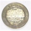 Image 2 : SILVER STRIKE .999 FINE SILVER $10 CASINO GAMING COIN *1999 RENO/TAHOE AIRPORT* COIN WEIGHS 1.34ozs!