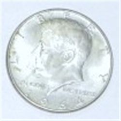 1964-D KENNEDY SILVER HALF DOLLAR *RARE AU+ HIGH GRADE!! SILVER COIN CAME OUT OF SAFE BOX!!