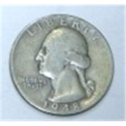 1948 WASHINGTON SILVER QUARTER DOLLAR *NICE EARLY QUARTER!! SILVER COIN CAME OUT OF SAFE BOX!!