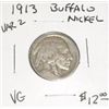 Image 1 : 1913 VARIETY 2 BUFFALO NICKEL *1ST YEAR* RED BOOK VALUE IS $12.00 *RARE VERY GOOD GRADE!!